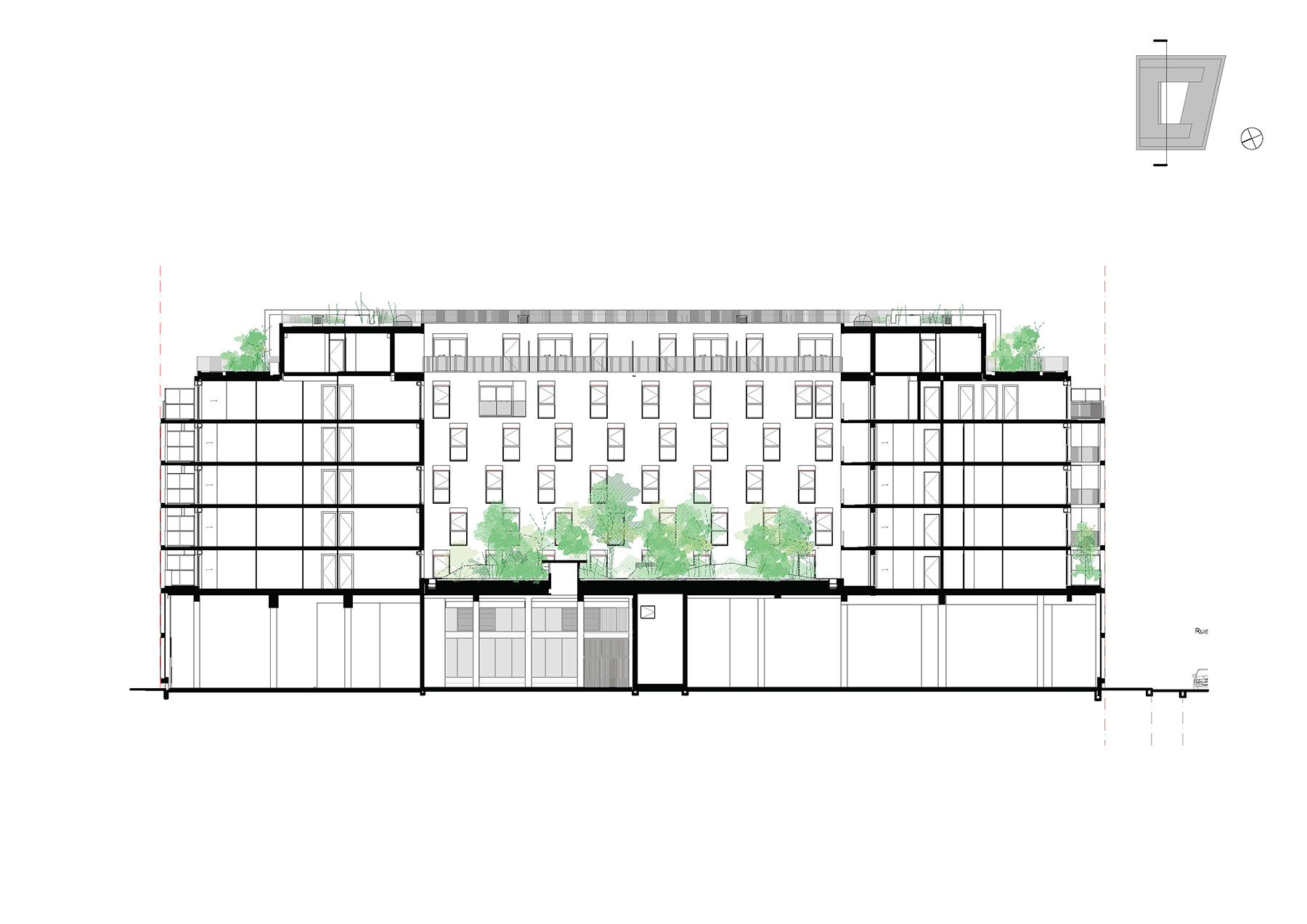 Ilot e6 brazza - Bordeaux | Architecte Marseille