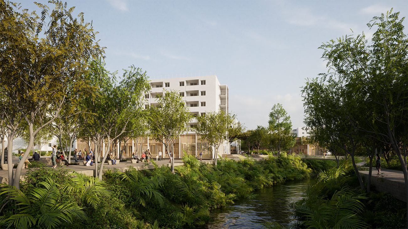 Socles actifs - La Frayère – CANNES La Bocca | Architecte Marseille